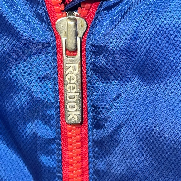 Reebok NFL Team Apparel New York Giants Windbreaker Jacket Adult Medium Blue - Picture 4 of 7